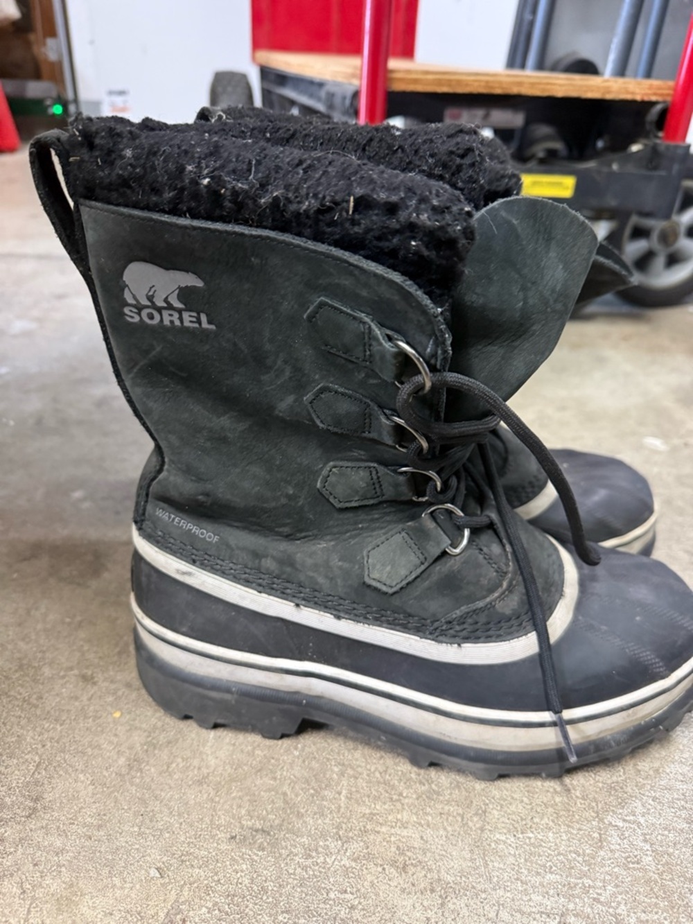 Sorel Mens Black insulated Waterproof Winter Boots